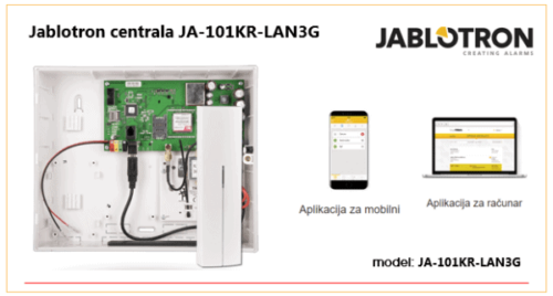 ablotron centrala sa 3G+GSM/GPRS + LAN