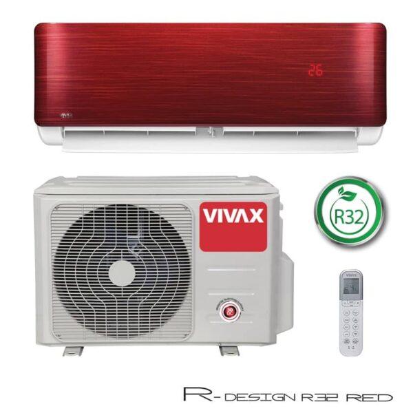 Klima inverter Vivax R Dizajn Crvena 12-ka