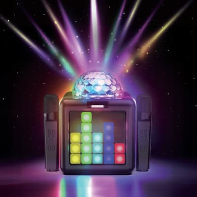 Zvucnik Gigatech ONYX (AUX/FM/bluetooth) karaoke s 2 wireless mikrofona