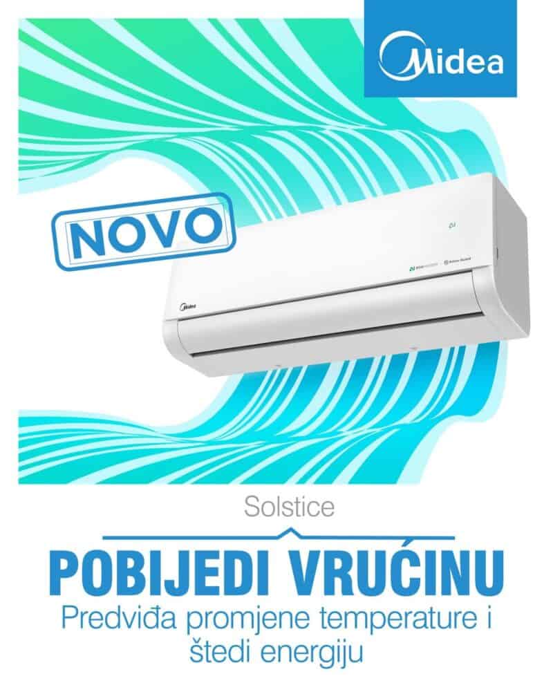 KLIMA UREĐAJ MIDEA SOLISTICE 12ka A+++ do -25°C  - AI EcoMaster