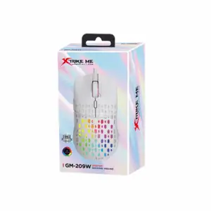 Miš Xtrike GM-209W Gaming  RGB beli USB