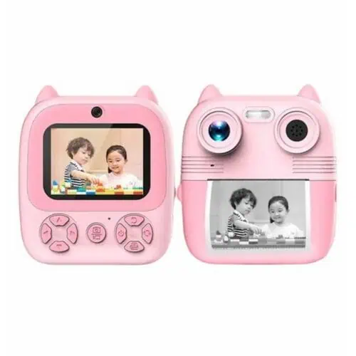 D8 instant print dječija kamera (dual lens) Pink
