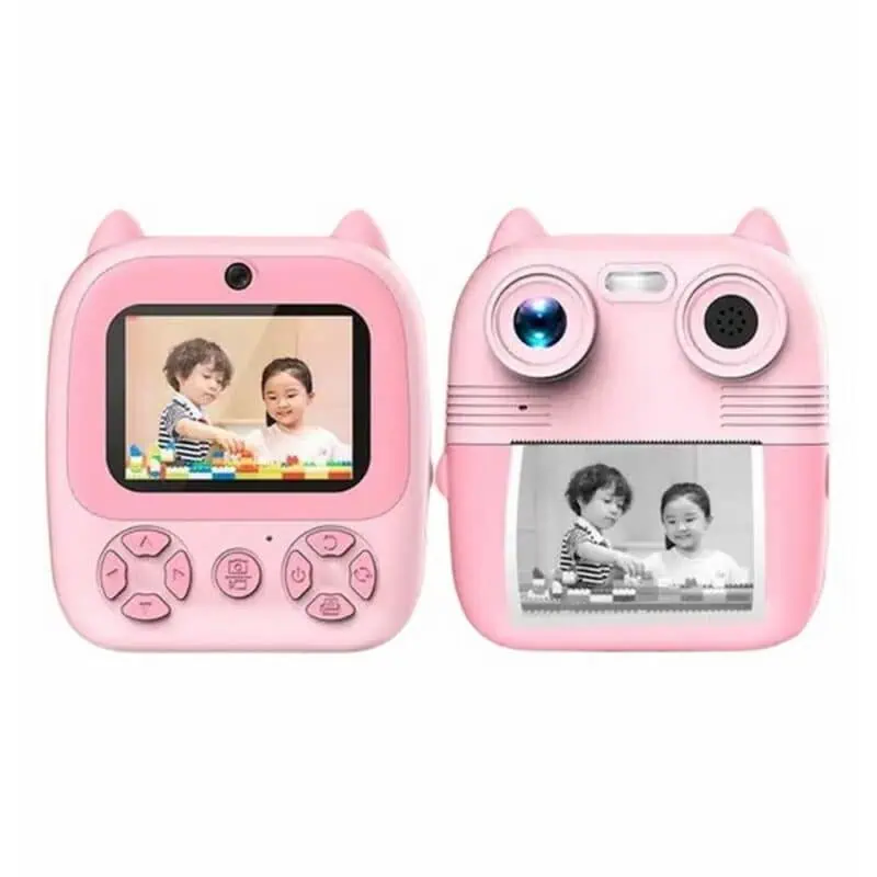 D8 instant print dječija kamera (dual lens) Pink