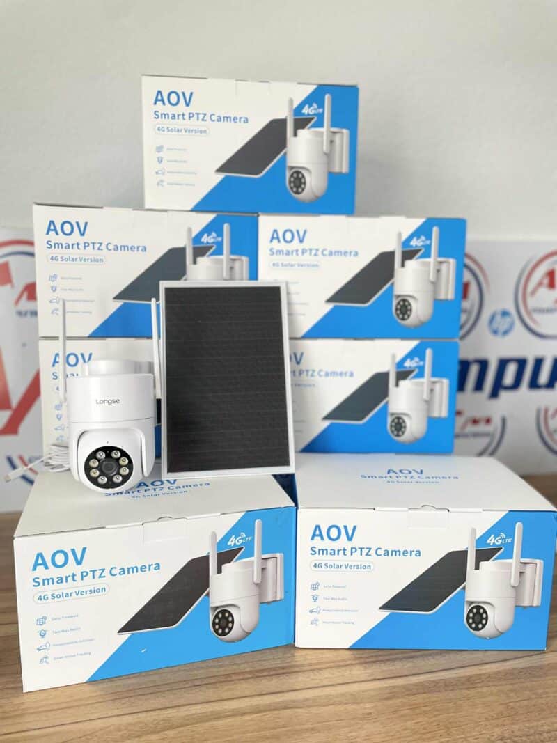 Wi-Fi PTZ kamera 360 stepeni sa solarnim napajanjem i baterijom 4G