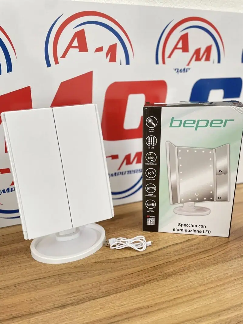 Ogledalo sa LED svjetlima Beper