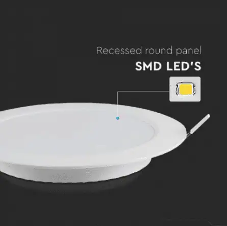 Led Panel Ugradni Krug 3W 6500K V-tac
