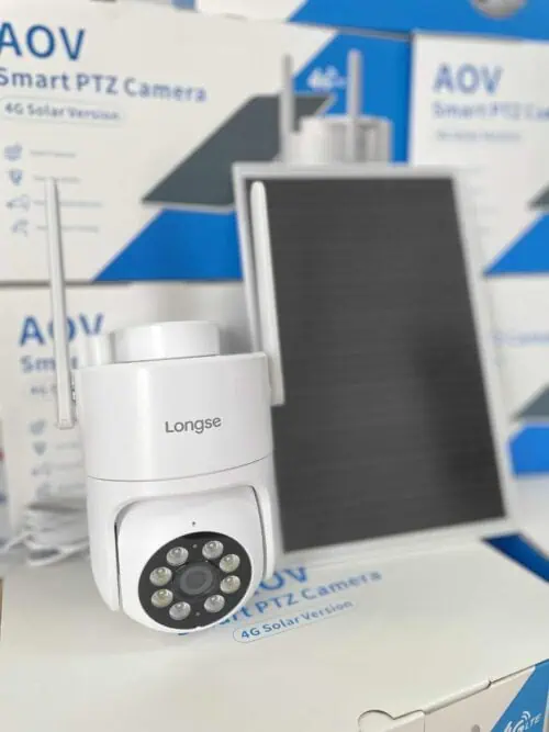 Wi-Fi PTZ kamera 360 stepeni sa solarnim napajanjem i baterijom 4G