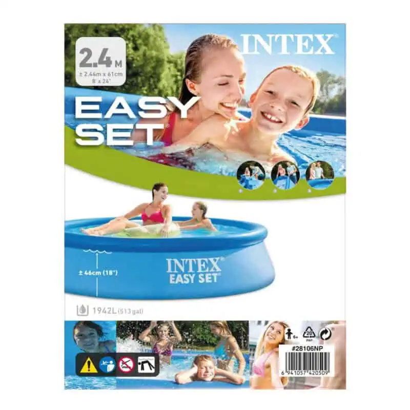 Okrugli bazen INTEX EASY SET 244 x 61 cm
