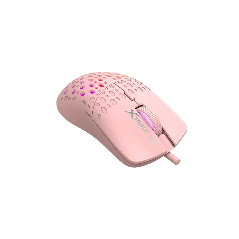 Miš Xtrike GM-209W Gaming  RGB pink USB