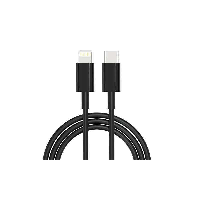 GIGATECH C na lightning kabel XC105 1m, 20W, crni