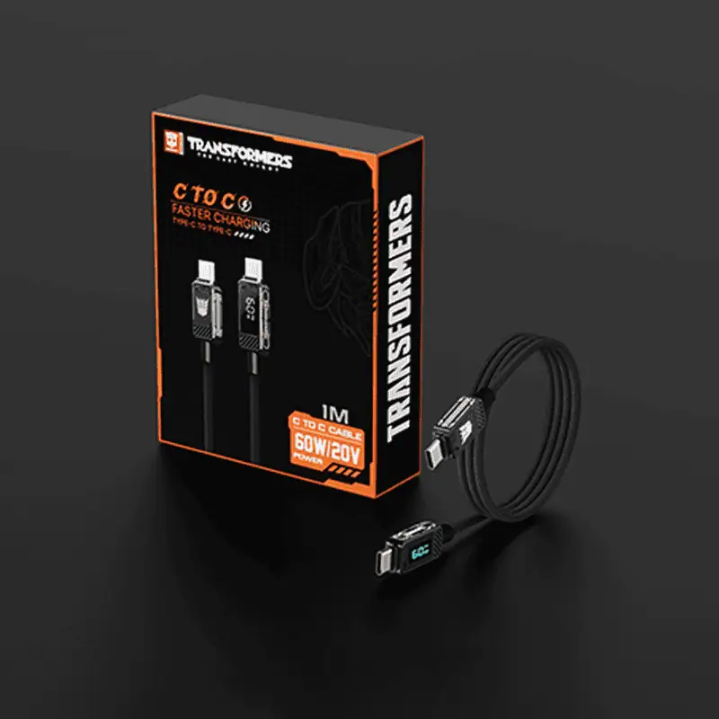 TRANSFORMERS C na C kabel TF-A18, 1m, crni