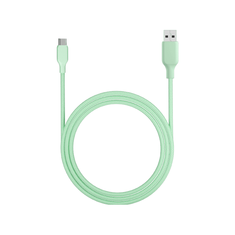 GIGATECH USB na C kabel Gigatech XZ321 1m, zeleni