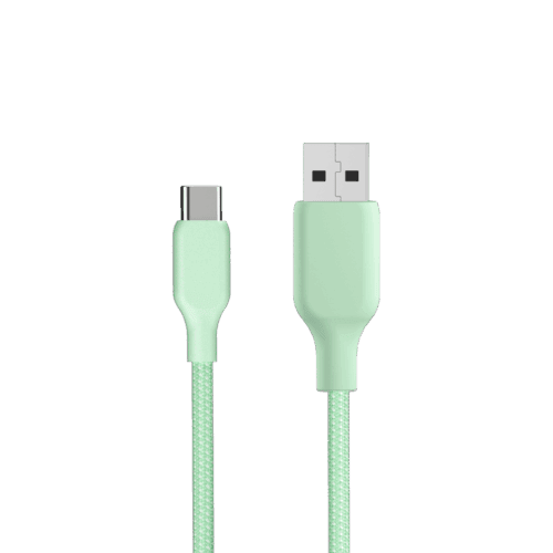 GIGATECH USB na C kabel Gigatech XZ321 1m, zeleni
