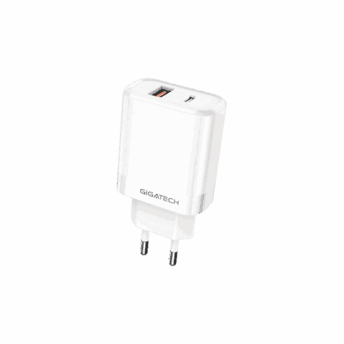 Univerzalni punjač Gigatech NXC251, USB i C izlaz, 25W, bijeli