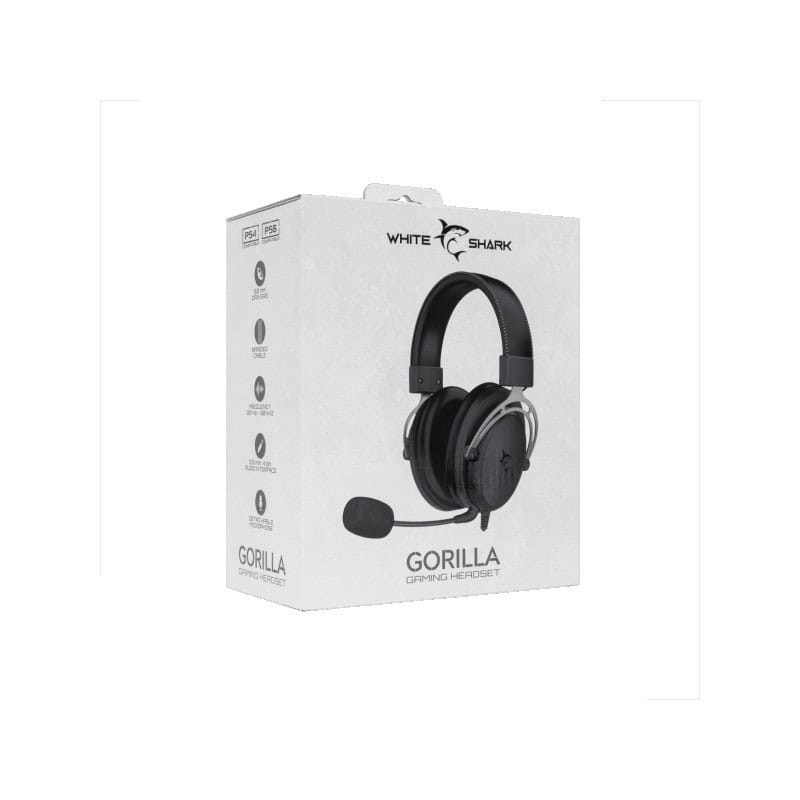 White Shark headset HG-2341 GORILLA crne