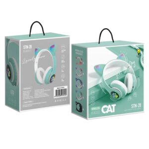 Slušalice za djecu CAT EAR Kids STN-28, bluetooth, zelene
