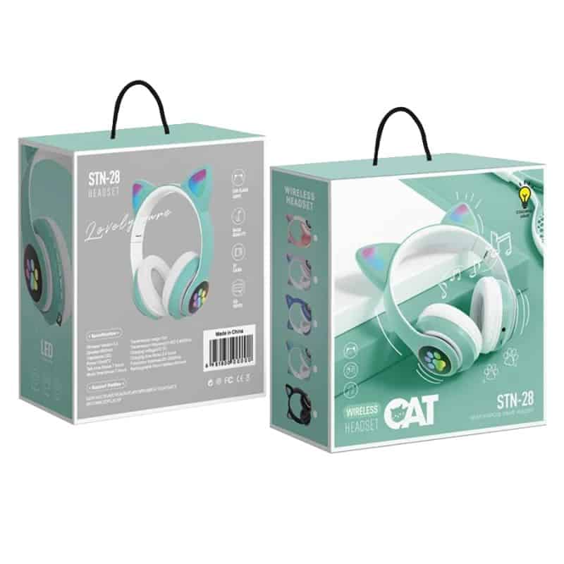 Slušalice za djecu CAT EAR Kids STN-28, bluetooth, zelene