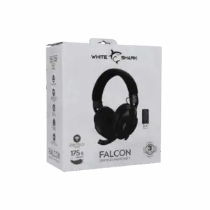 White Shark HEADSET WGH-2441 FALCON Black - Wireless