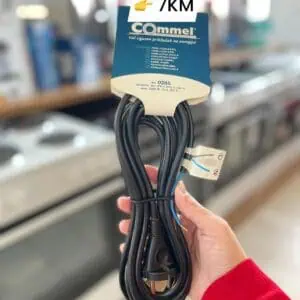 COMMEL priključni kabel 3,5m 10A crni 0285