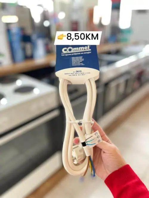 Priključni kabl za štednjak 1.5 metar Commel