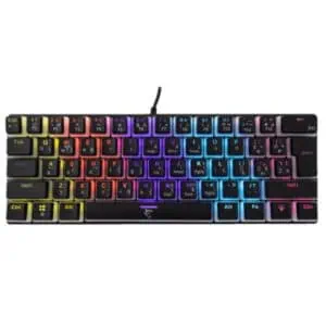 White Shark tastatura ASHIKO GK-2202 crna RED SWITCHES