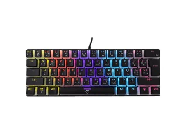 White Shark tastatura ASHIKO GK-2202 crna RED SWITCHES