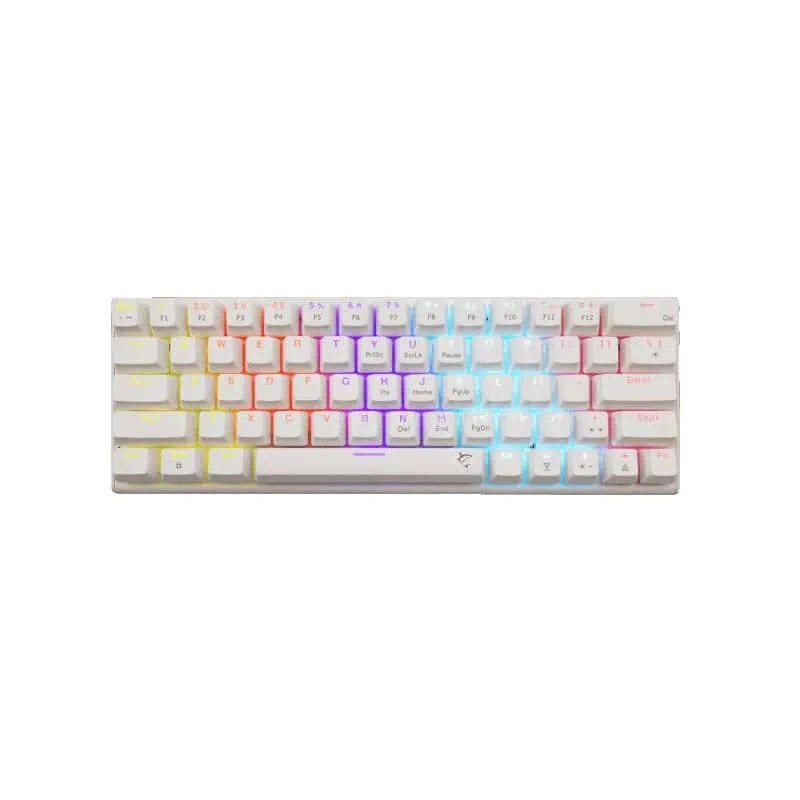 WHITE SHARK TASTATURA WAKIZASHI 2 BIJELA BLUE SWITCHES