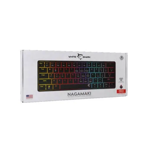 WHITE SHARK TASTATURA NAGAMAKI CRNA/ RED SWITCHES