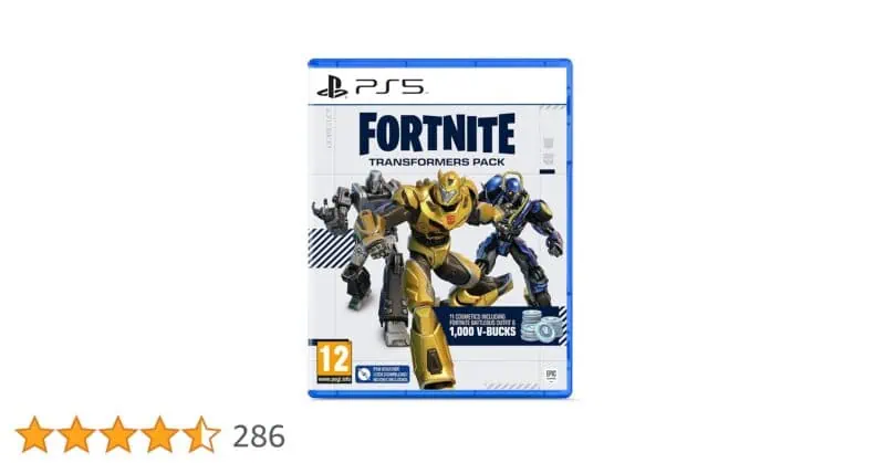 PS5 FORTNITE TRANSFORMERS PACK CIAB