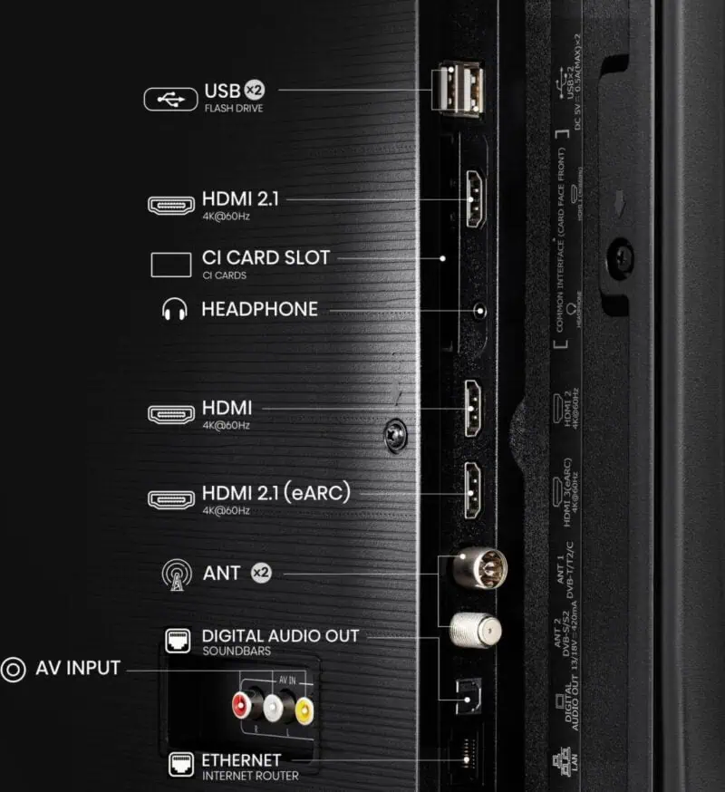 HISENSE UHD SMART TV 55A6Q 55” 4K 60Hz VIDAA OS