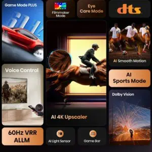 HISENSE UHD SMART TV 55A6Q 55” 4K 60Hz VIDAA OS