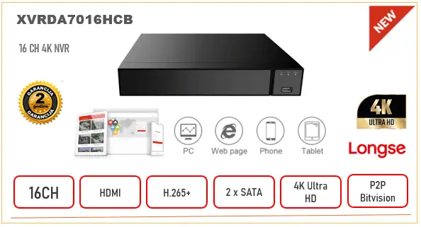XVRDA7016HCB 16CH Hibridni Video Rekorder