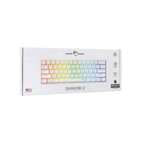 WHITE SHARK SHINOBI 2 BIJELA BROWN SWITCH-US LAYOUT