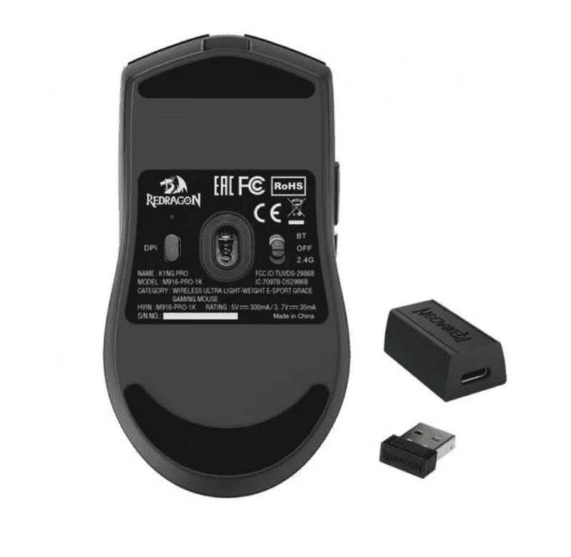 Redragon K1NG Pro miš, crni (M916-PRO-1K)