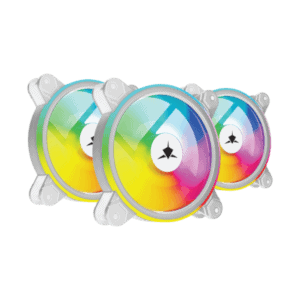 White Shark FAN GCF-S028-005 NEBULA-2 BIJELI ARGB KIT