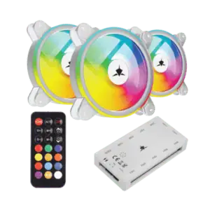 white-shark-fan-gcf-s028-005-nebula-2-bijeli-argb-kit White Shark FAN GCF-S028-005 NEBULA-2 BIJELI ARGB KIT