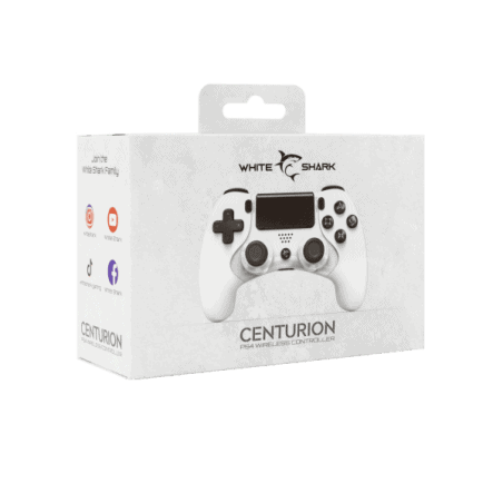 WHITE SHARK GAMEPAD GPW-4006 CENTURION PS4 BIJELI