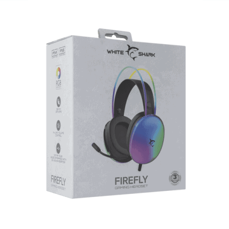 White Shark HEADSET GH-2342 FIREFLY - Crne