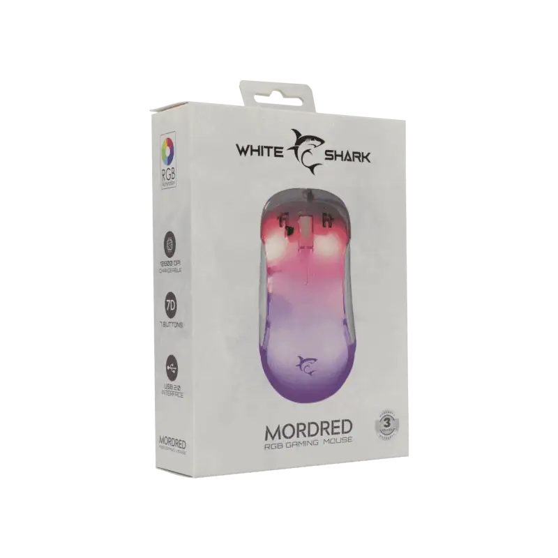 white-shark-mis-gm-5017-mordred-bijeli WHITE SHARK MIŠ GM-5017 MORDRED BIJELI