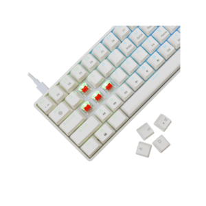White Shark TASTATURA SHINOBI 2 Bijela - Mehanicka / US - RED SW.