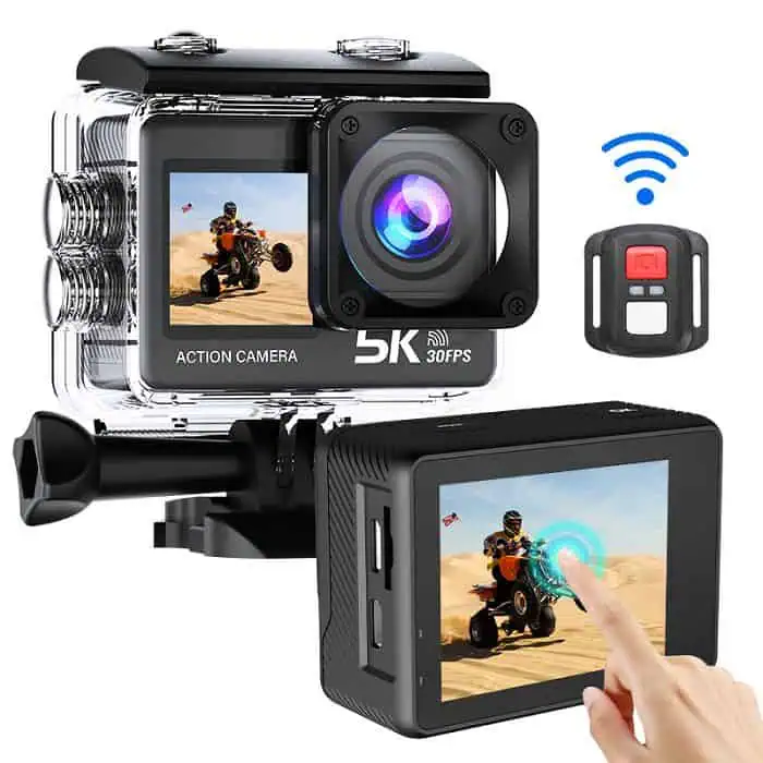 COL-20780_5 Venture 5K Duo Action Camera