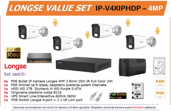 IP-V4XIPHDP-–-4MP-2-600x392 Longse Full Color IP POE SET IP-V4XIPHDP – 4MP + UPS