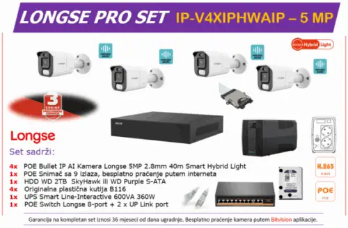 IP-V4XIPHWAIP-600x393 Longse Smart Hybrid Light IP POE SET IP-V4XIPHWAIP – 5 MP + UPS