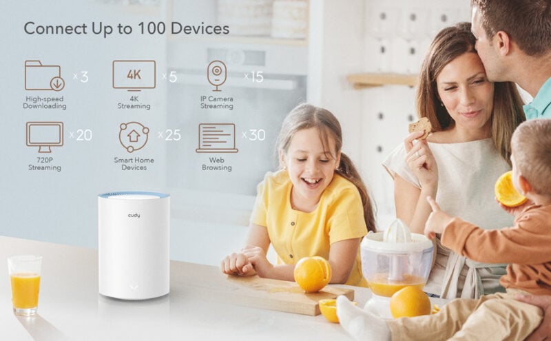 Cudy AC1200 Dual Band Whole Home Wi-Fi Mesh System