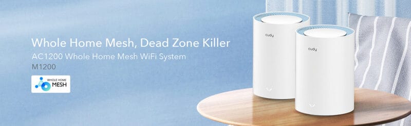 Cudy AC1200 Dual Band Whole Home Wi-Fi Mesh System