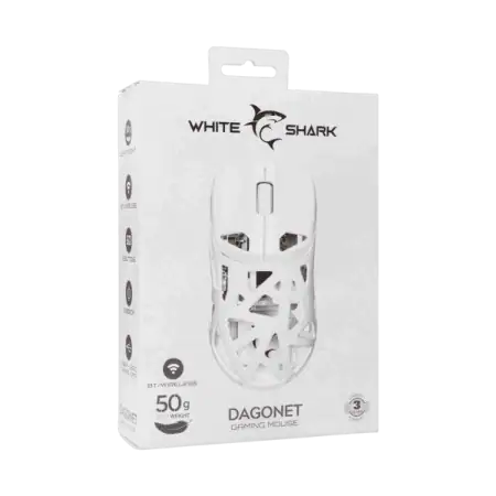 white-shark-mis-wgm-5019-dagonet-24000-dpi-bijeli-wireless (3) White Shark MIŠ WGM-5019 DAGONET / 24.000 DPI - Bijeli /Wireless