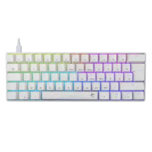White Shark TASTATURA SHINOBI-2 Bijela/HR - RED SW.