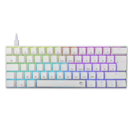 White Shark TASTATURA SHINOBI-2 Bijela/HR - RED SW.