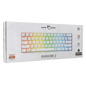 white-shark-tastatura-gk-004232-shinobi-2-bijela-mehanicka-hr-brown-sw (4) WHITE SHARK SHINOBI 2 TASTATURA MEHANIČKA BIJELA BROWN SWITCH HR
