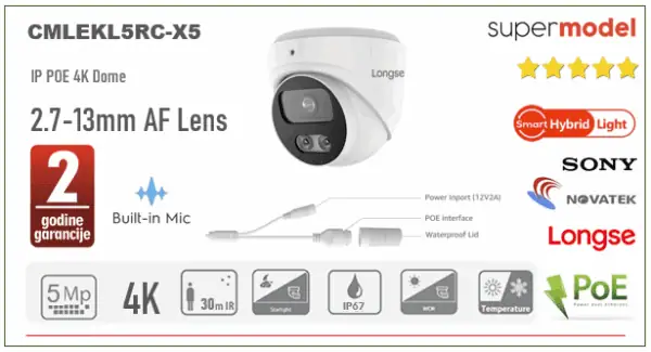 CMLEKL5RC-X5-600x325 Smart Hybrid Light IP POE Kamera 5MP 2.7-13mm AF
